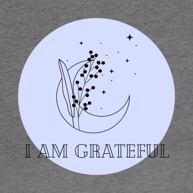 Affirmation Collection - I Am Grateful (Blue) by Tanglewood Creations